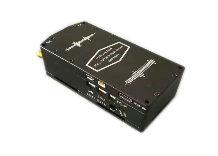 ตัวส่งสัญญาณวิดีโอ HDMI Cofdm กดเพื่อพูดคุยกับตัวรับส่งสัญญาณข้อมูลเพล็กซ์เต็มรูปแบบ