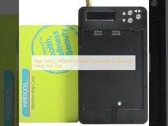 เครื่องส่งวีดีโอ HD COFDM ในเวลาจริง H.264