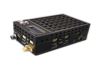 4K HEVC UHD สัญญาณตัวเข้ารหัส H.265 เครื่องส่งสัญญาณวิดีโอ Cofdm